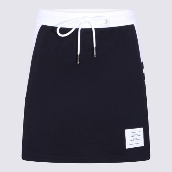 26SS 톰브라운 클래식 4바 저지 미니 스커트 FJK130A 03037415 NAVY - THOM BROWNE