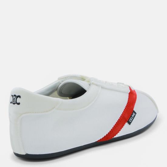 26SS 셀린느 플랫 스니커즈 366647037C 01ED WHITE RED - CELINE