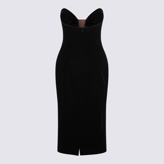 25FW 톰포드 미디 원피스 AB3571 FAX1335LB999 Black - TOMFORD