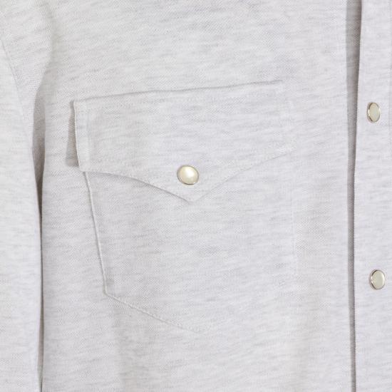 26SS 브루넬로 쿠치넬리 피케 셔츠 ME8546666 C3657 - BRUNELLO CUCINELLI