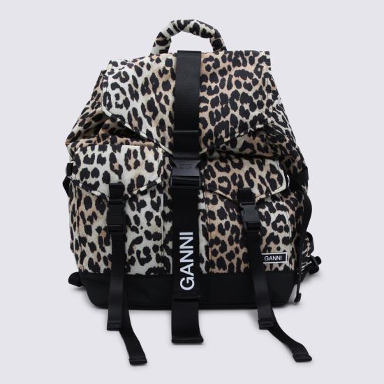 26SS 가니 레오파드 테크 백팩 A4757 943 LEOPARD
