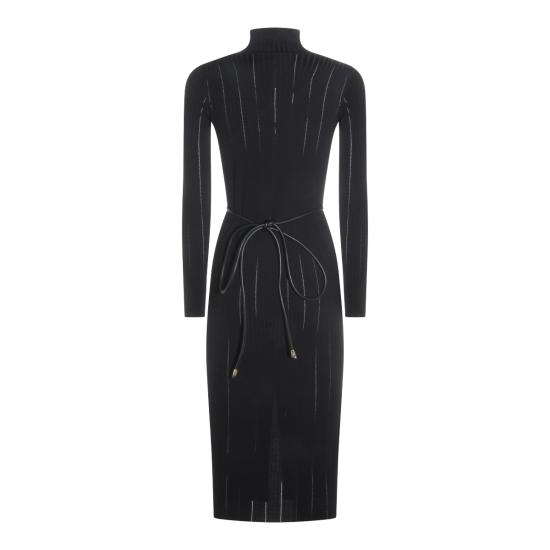 26SS 엘리자베타프랜치 미디 원피스 AM15S61E2 110 NERO - ELISABETTA FRANCHI