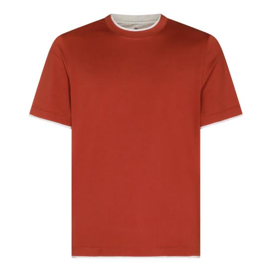 26SS 브루넬로 쿠치넬리 자수 로고 티셔츠 M0B137427 CMJ53
