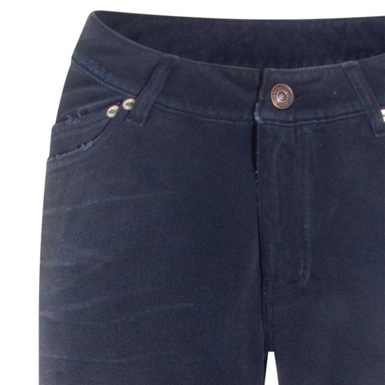 26SS 발렌시아가 커브드 Waist 팬츠 848019 TTW648074 DIRTY DARK BLUE - BALENCIAGA