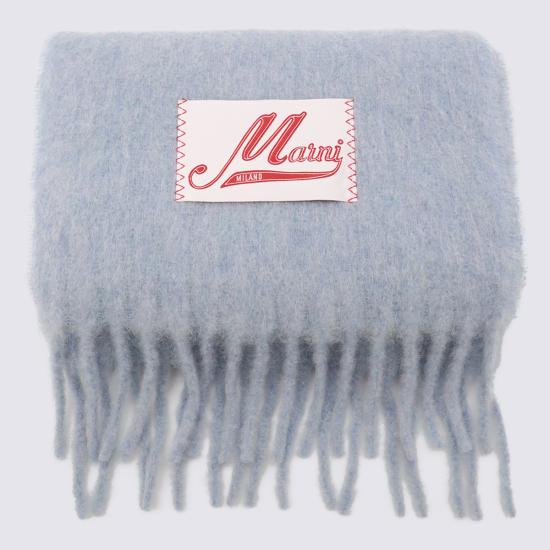 26FW 마르니 터콰이즈 알파카 스카프 SCMC0059Y0 UTW91800B50 IRIS BLUE