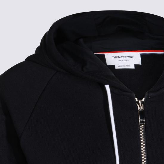 26SS 톰브라운 클래식 루프백 4바 집업 후드 FJT382A 03037415 NAVY - THOM BROWNE