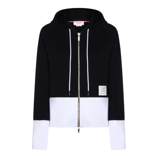 26SS 톰브라운 클래식 루프백 4바 집업 후드 FJT382A 03037415 NAVY