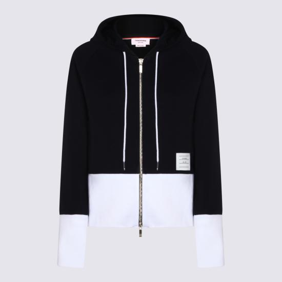 26SS 톰브라운 클래식 루프백 4바 집업 후드 FJT382A 03037415 NAVY - THOM BROWNE