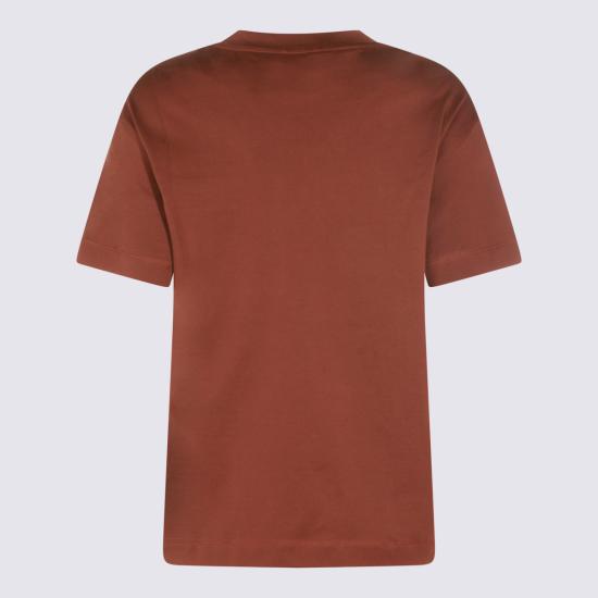 26SS 브루넬로 쿠치넬리 샤이니 탭 코튼 저지 티셔츠 M0T81EC710 C9092 - BRUNELLO CUCINELLI