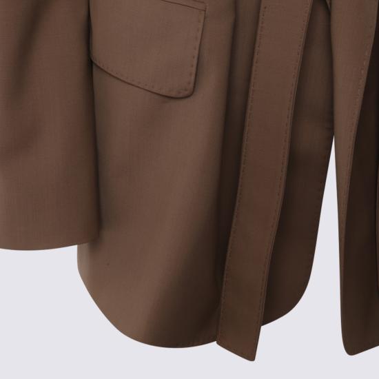25FW 막스마라 탈렌토 드레이프 블레이저 2521046101600 10204010 NOCE - MAX MARA