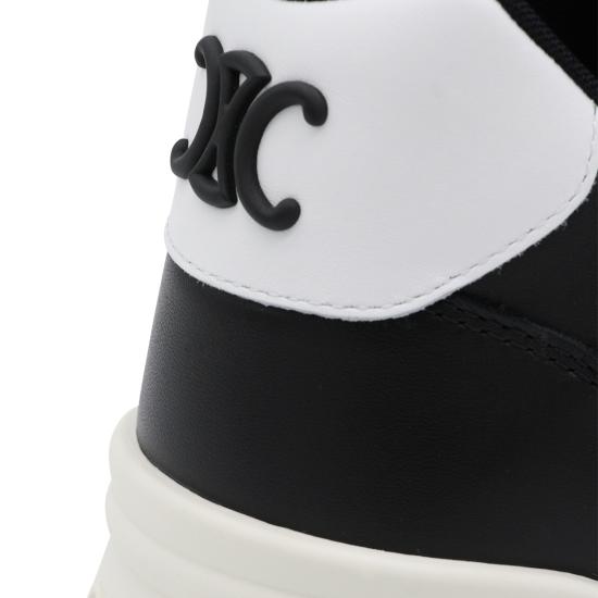 26SS 셀린느 트레이너 CT-09 로우 탑 361564995C 38NO BLACK WHITE - CELINE