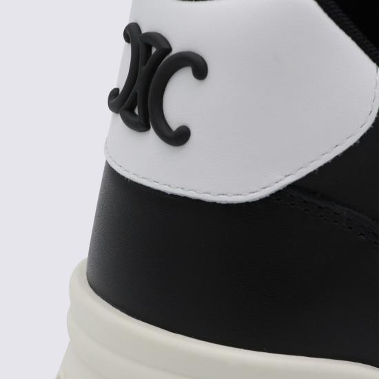 26SS 셀린느 트레이너 CT-09 로우 탑 361564995C 38NO BLACK WHITE - CELINE
