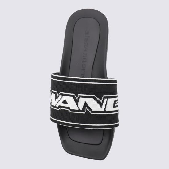25FW 알렉산더 왕 뮬/슬리퍼 30325S002 001 Black - ALEXANDER WANG