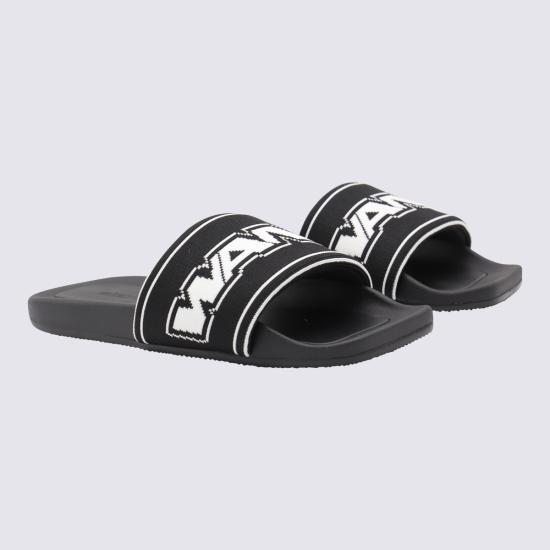 25FW 알렉산더 왕 뮬/슬리퍼 30325S002 001 Black - ALEXANDER WANG