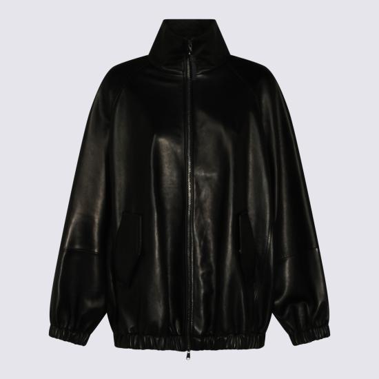 26FW 브루넬로 쿠치넬리 가죽 자켓 MPNMO7569P C101 Black