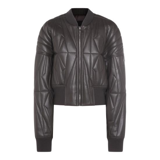 26SS 릭오웬스 몽클레어 가죽 자켓 MU01F1A11 M8116828 DARK DUST