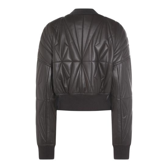 26SS 릭오웬스 몽클레어 가죽 자켓 MU01F1A11 M8116828 DARK DUST - RICK OWENS MONCLER