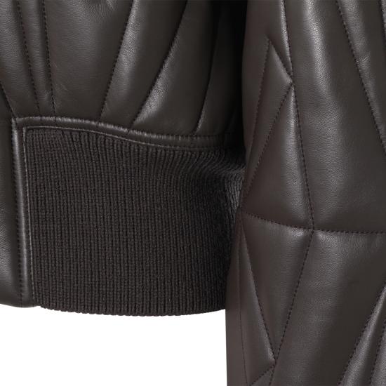 26SS 릭오웬스 몽클레어 가죽 자켓 MU01F1A11 M8116828 DARK DUST - RICK OWENS MONCLER