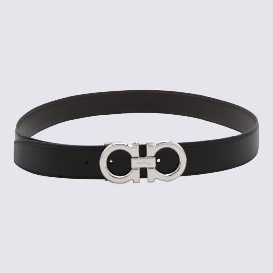 26FW 살바토레 페라가모 가죽 벨트 686671 679710014 BLACK HICKORY