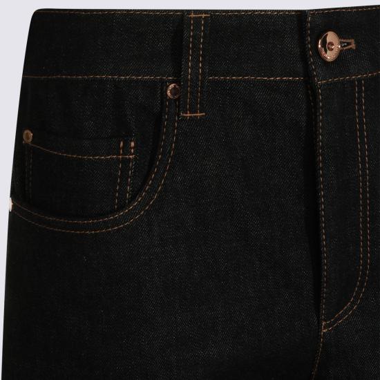 26FW 브루넬로 쿠치넬리 데님 팬츠 MP134P4021 C002 BLACK - BRUNELLO CUCINELLI