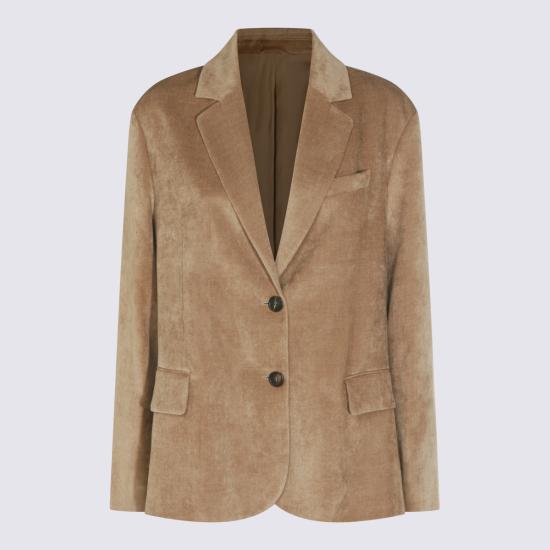 26FW 브루넬로 쿠치넬리 수트 자켓 MG5477201P C3368 CAPPUCCINO - BRUNELLO CUCINELLI