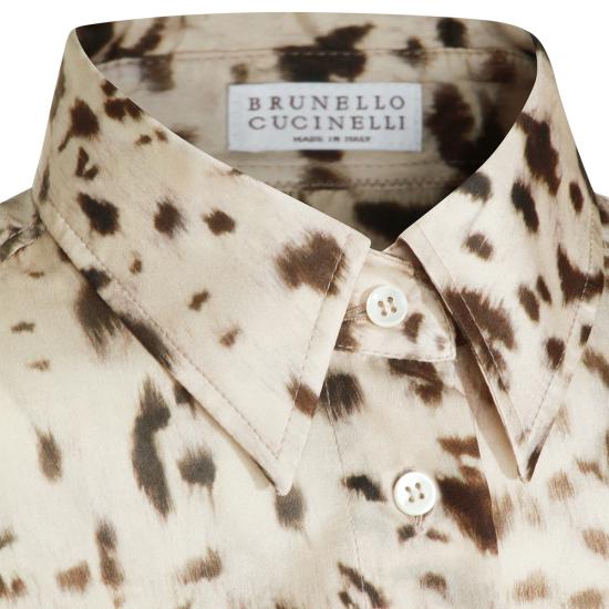 26FW 브루넬로 쿠치넬리 블라우스 MP960M1Z06 C002 LINCE - BRUNELLO CUCINELLI