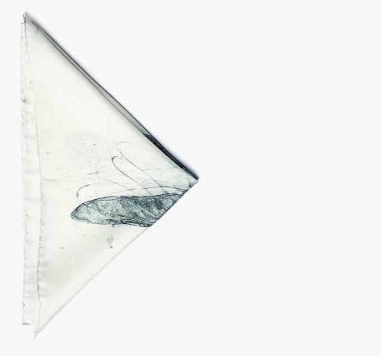  타이틀 오브 워크 머플러/스카프 작품 제목: 잠자리 포켓 스퀘어 - TITLE OF WORK
