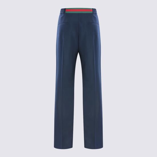 26SS 구찌 스트레이트 팬츠 852345 ZAFKB4847 Navy - GUCCI