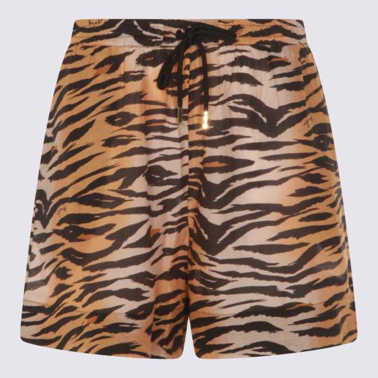 26SS 핑코 숏팬츠 106572 A37QZC8 ANIMALIER - PINKO
