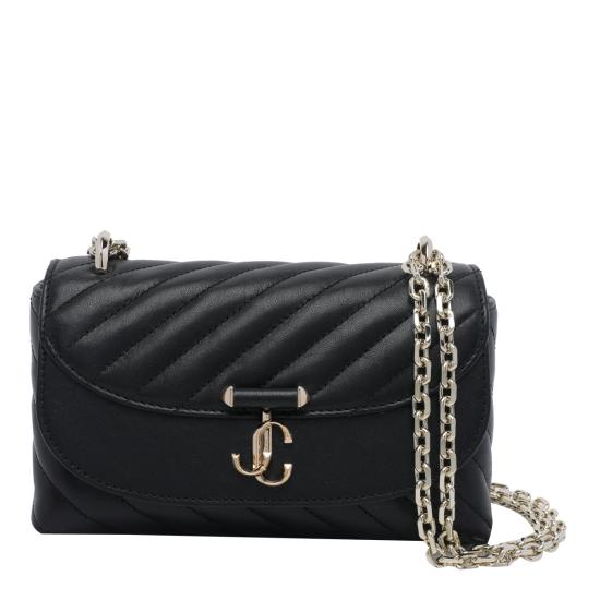 26FW 지미추 크로스백 AVN CURVE XBODY S HBUBLACK SHINY GOLD Black - JIMMY CHOO