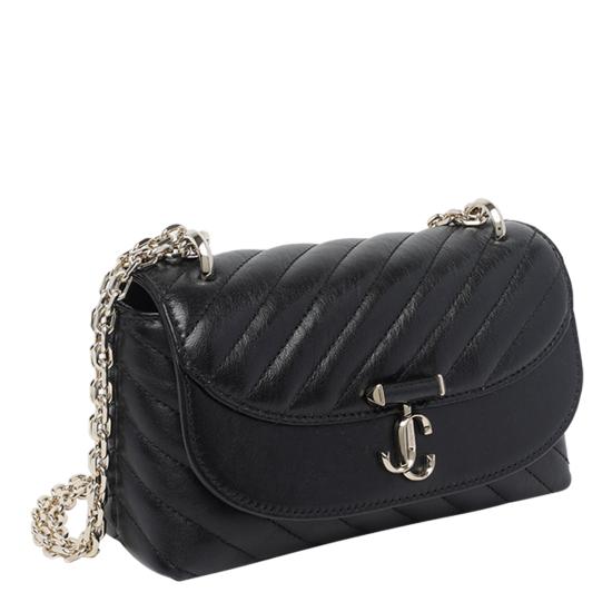 26FW 지미추 크로스백 AVN CURVE XBODY S HBUBLACK SHINY GOLD Black - JIMMY CHOO