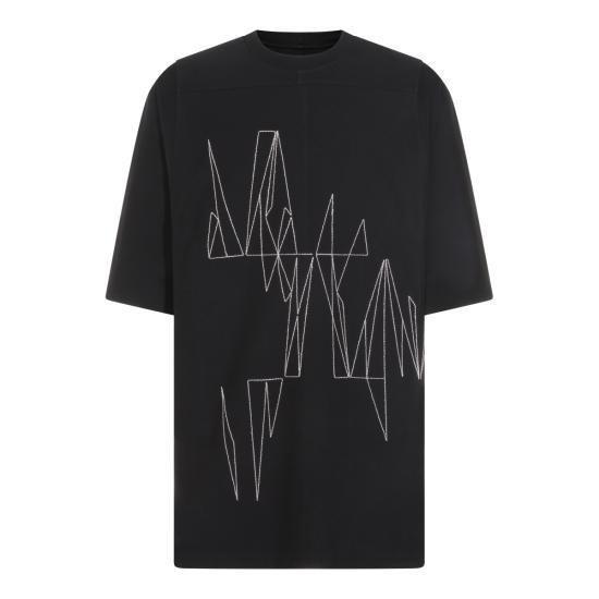 26SS 릭오웬스 몽클레어 반팔 티셔츠 MU01F8C04 89B7R999 BLACK
