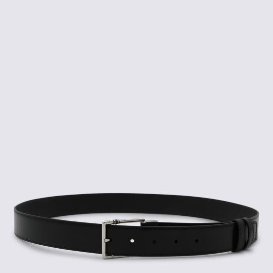 26SS 몽블랑 가죽 벨트 222215 BLACK Light Grey - MONTBLANC