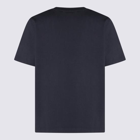 26SS 메종키츠네 드레스드 폭스 컴포트 티셔츠 QM00101 KJ70250422 SHADOW BLUE - MAISON KITSUNE
