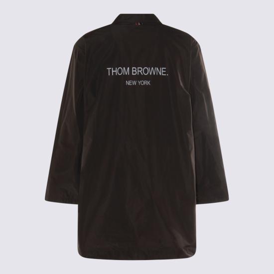 25FW 톰브라운 코트 MOT099P F0967025 Dark grey - THOM BROWNE