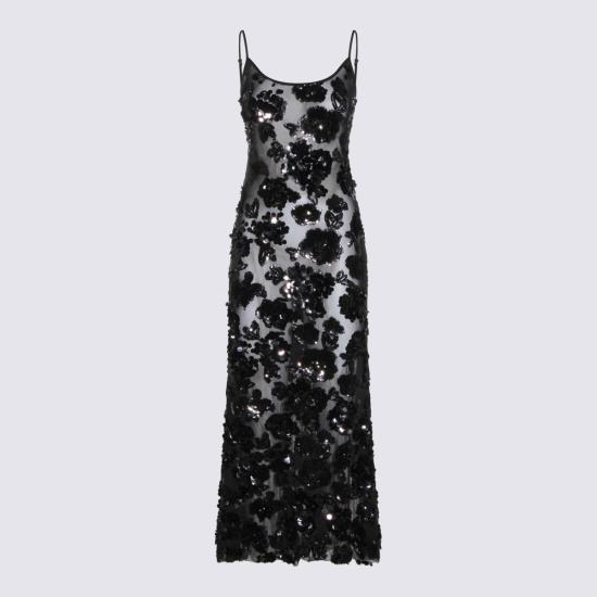 26SS 니사 미디 원피스 RRS16261 BLACK