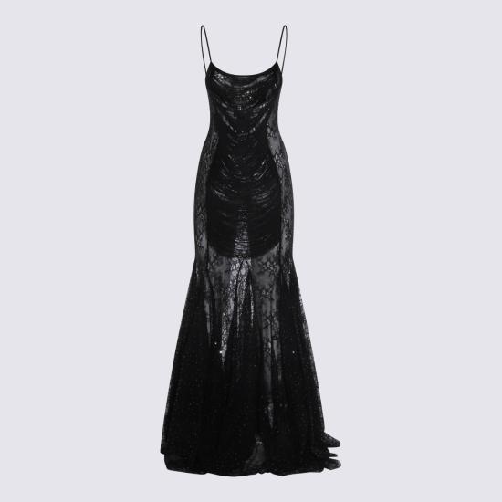 26SS 니사 롱 원피스 RRS16297 BLACK - NISSA