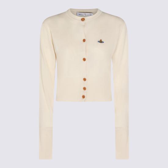 26SS 비비안웨스트우드 베아 크롭드 가디건 1803002U Y003FA408 CREAM - VIVIENNE WESTWOOD