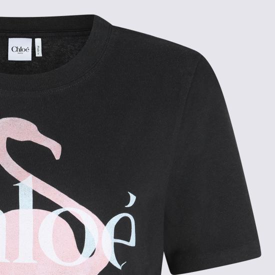 26SS 끌로에 반팔 티셔츠 CH26SJH08194 070 ASH BLACK - CHLOE