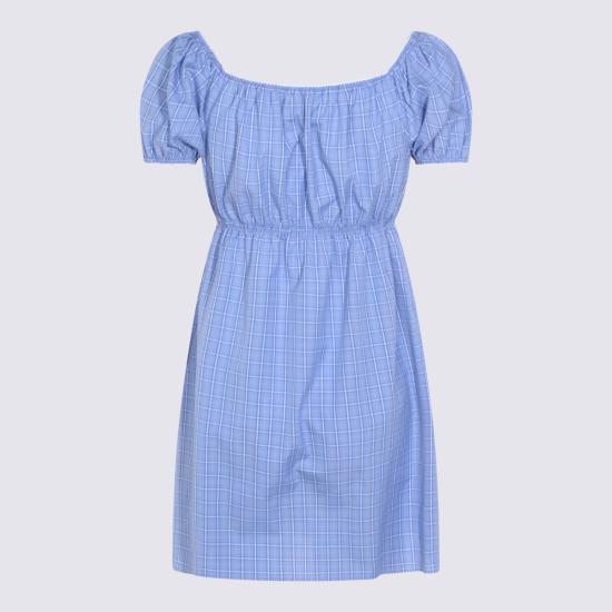 26SS 미우미우 미디 원피스 MF6225SOOO 183AF0076 Celeste - MIU MIU