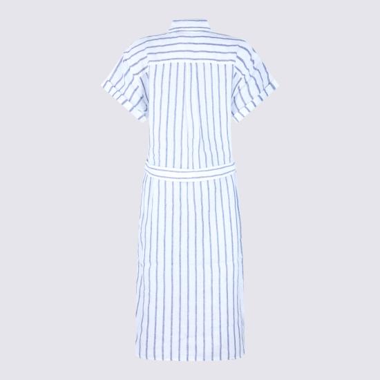 26SS 폴로 랄프로렌 미디 원피스 211965843 501 WHITE ROYAL - POLO RALPH LAUREN