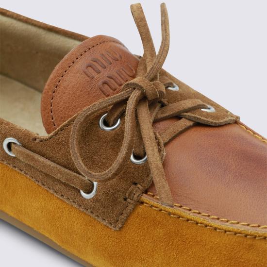 26SS 미우미우 로퍼 5D123EF005 3K0FF05BR WHISKY COGNAC - MIU MIU