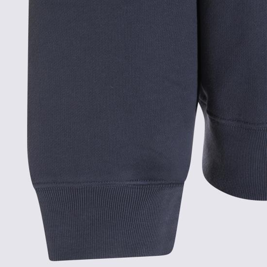 26SS 메종키츠네 긴팔 티셔츠 QM00309 KM03410422 SHADOW BLUE - MAISON KITSUNE