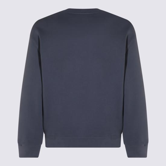 26SS 메종키츠네 긴팔 티셔츠 QM00309 KM03410422 SHADOW BLUE - MAISON KITSUNE