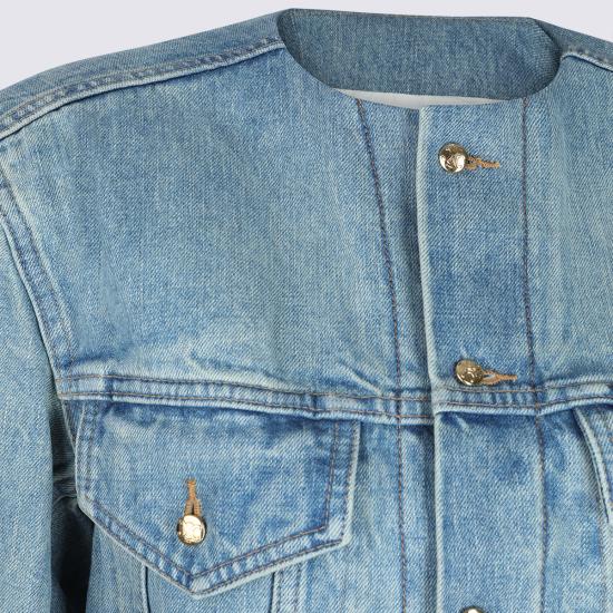 26SS 셀린느 데님 재킷 RV0ZV789D GDN7 MELON BLUE - CELINE