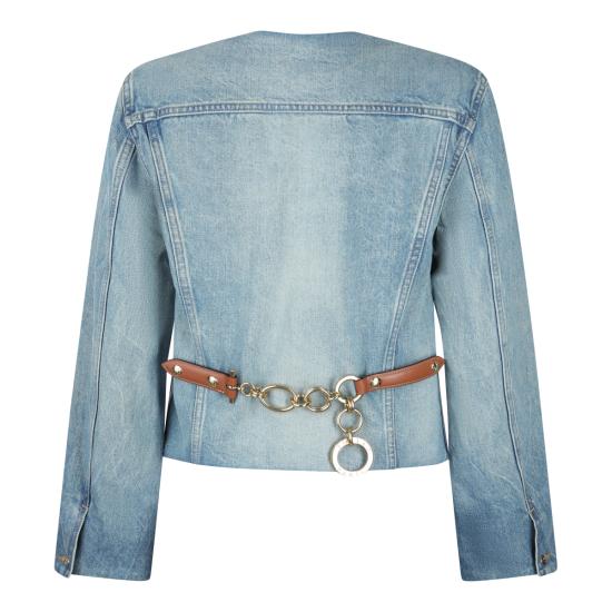 26SS 셀린느 데님 재킷 RV0ZV789D GDN7 MELON BLUE - CELINE