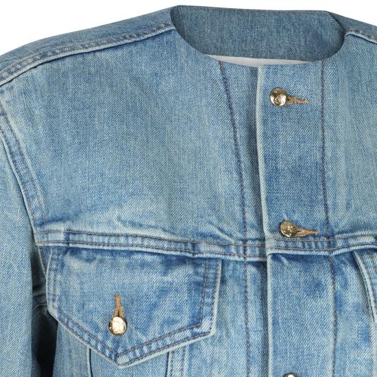 26SS 셀린느 데님 재킷 RV0ZV789D GDN7 MELON BLUE - CELINE