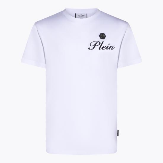 26SS 필립 플레인 반팔 티셔츠 SAFCMTK8906 PJY002N01 White