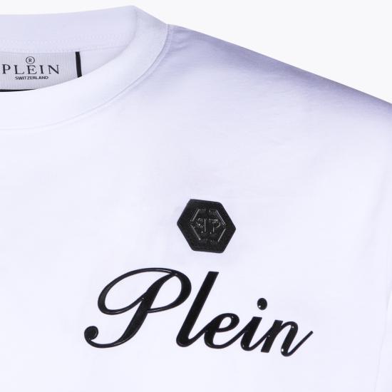 26SS 필립 플레인 반팔 티셔츠 SAFCMTK8906 PJY002N01 White - PHILIPP PLEIN