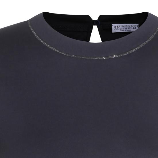 26SS 브루넬로 쿠치넬리 코튼 티셔츠 M0TC8BJ310 C4224 ABISSO - BRUNELLO CUCINELLI